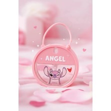 Miniso Disney Lilo & Stitch Koleksiyonu Yuvarlak Mini Parfüm Sprey Şişesi (Angel)