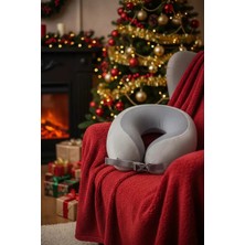 Miniso Ayarlanabilir Tek Renkli Hafızalı Köpük Boyun Yastığı (Gri)