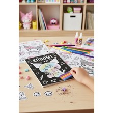 Miniso Sanrio Lisanslı Kuromi Sihirli Parti Serisi Boyama Seti