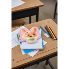 Miniso Disney Zootropolis Lisanslı Figürlü Not Defteri (80 Yaprak)
