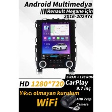 Conio Renault Koleos 2016-2024 Uyumlu 6gb Ram 128GB Rom Android Kablosuz Carplay Navigasyon 9.7 Inç Ekran