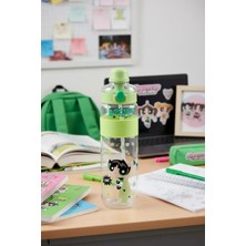 Miniso Powerpuff Girls Lisanslı Büyük Kapasiteli Plastik Şişe 1100 ml - Buttercup