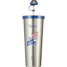 Miniso Disney Zootropolis Lisanslı Judy Çift Cidarlı Çelik Matara 800ML