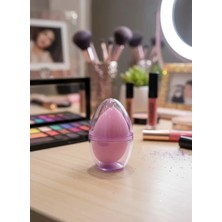 Miniso Mor Yumurta Kapsüllü Makyaj Süngeri Yumuşak Yapısıyla Hijyenik Kullanım İçin İdeal