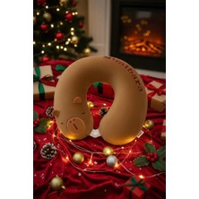 Miniso Pişirme Serisi Hafızalı Köpük Boyun Yastığı Ucu Baskılı (Mimibara)