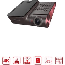 Hikvision Hıkvısıon AE-DC8322-G2PRO 3" Ekranlı ve Wifi Gpsli 2160P Araç Içi Kamera