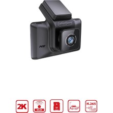 Hikvision Hıkvısıon AE-DC4328-K5(2CH) Buckline Hd Çift Kameralı Araç Içi Kamerası, G-Sensor ve Wifi