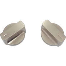 Universal Kumtel Silverline Arçelik Beko Simfer Uyumlu Ankastre Ocak Fırın Düğmesi 4'lü Set