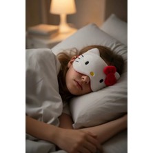Miniso Sanrio Lisanslı Hello Kitty Elma Serisi Peluş Uyku Gözlüğü