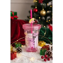 Miniso Disney Lilo&stitch Lisanslı Plastik Su Kabı 320ML (Angel)