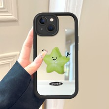 HONTINGA iPhone 13 ile Uyumlu Aynalı Kılıfı Düşüme Önleyici Basitlik Anti Düşme Kamera Korumali Meyve Deseni Desen Yumuşak Silikon Telefon Kılıfı Kadın ve Erkek Için Uygundur K2-9053