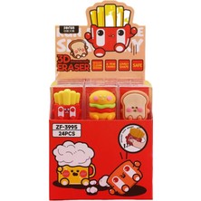 Miniso Fast Food Temalı Pişirme Serisi Silgi 2 Çeşitli Model PVC Malzeme ile Eğlenceli Kullanım