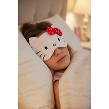 Miniso Sanrio Lisanslı Hello Kitty Puffy Fluffy Uyku Maskesi