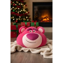 Miniso Disney Lisanslı Pixar Lotso Serisi Baş Şeklinde Yastık