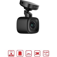 Hikvision Hıkvısıon AE-DC5013-F6 Mikrofon G-Sensörlü 2k Araç Içi Kamera Wifi Ses Kontrolü ve Adas Kontrolü