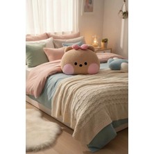 Miniso Minini Koleksiyonu 17 Inç Baş Şeklinde Yastık (Chonini)