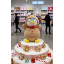 Miniso Mini Family Serisi Gingerbread Man Peluş Oyuncak - Mavi Penguen