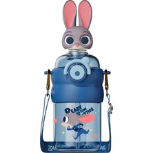 Miniso Disney Zootropolis Lisanslı Taşınabilir Tritan Matara 600 ml
