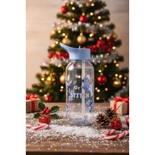 Miniso Disney Lilo&stitch Lisanslı Pipetli Tutacaklı Plastik Su Kabı