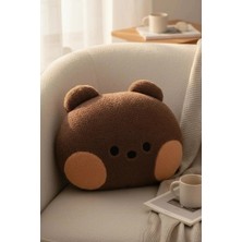 Miniso Minini Koleksiyonu 17 Inç Baş Şeklinde Yastık (Bnini)