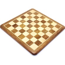 TrentCo Ahşap Satranç Tahtası 43 cm G303A - Lisinya