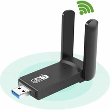 TrentCo Wifi Alıcı Dual Band USB 3.0 Adaptör Kablosuz Windows 7/8/10/11 - Lisinya
