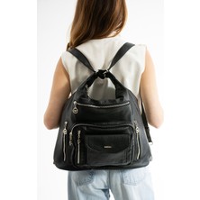 Mega Çanta Lizbon Deri Kadın Omuz/sırt Çantası