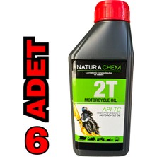 Naturachem 2t Yüksek Performanslı Motosiklet Yağı 0.9 Litre (6 Adet)