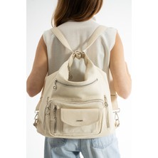 Mega Çanta Lizbon Deri Kadın Omuz/sırt Çantası