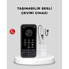 FRY Taşınabilir Akıllı Sesli Çeviri Cihazı – 139 Dil Desteği Dokunmatik Ekran