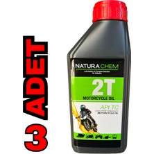 Naturachem 2t Yüksek Performanslı Motosiklet Yağı 0.9 Litre (3 Adet)