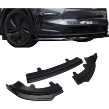 Ramm Tesla Juniper Ön Tampon Alt Spoyler - 3 Parça - Mat Siyah