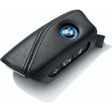 M Performance Bmw Orijinal Deri Anahtar Kılıfı Siyah - Yeni Nesil Gen3