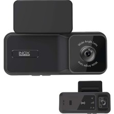 INOX-X607 4g Gps Destekli Çift Yönlü Araç Içi Kamerası