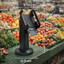 Marka Tüm Modellere Uyumlu Yazar Kasa Pos Standı - Döner Başlıklı (Siyah / Beyaz Seçenekli)