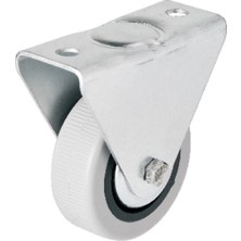 MiraLive Hts 106 - 50 mm Sabit Kapaklı Gri Pvc Teker