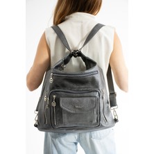 Mega Çanta Lizbon Deri Kadın Omuz/sırt Çantası