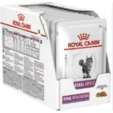 Royal Canin Renal Chicken Kedi Yaş Maması 12X85 gr - Böbrek Yetmezliği Için Tavuklu Sulu Diyet