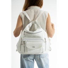 Mega Çanta Lizbon Deri Kadın Omuz/sırt Çantası