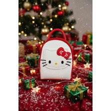 Miniso Sanrio Lisanslı Hello Kitty Mini Bozuk Para Çantası (Kırmızı)