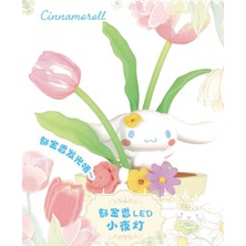 Miniso Sanrio Lisanslı Cinnamoroll Çiçek Serisi LED Gece Lambası