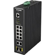 Digitus D-Link DIS-200G-12PS L2 Yönetilen Endüstriyel Switch / 2 1000BASE-X Sfp Ports