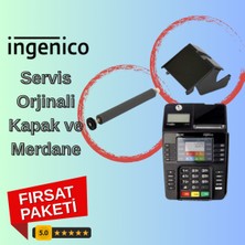 ingenico IDE280 Yazıcı Yenileme Seti (Kapak + Merdane) - Birebir Orijinal Servis Ürünü