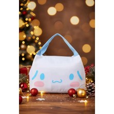 Miniso Sanrio Lisanslı Cinnamoroll Yemek Çantası Hafif Taşınabilir Yapı ile 26x16x17 cm