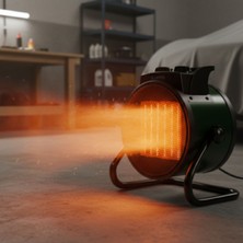 Al-Net AT1H Elektrikli Isıtıcı Fan Kırmızı | 3000W Hızlı Isınma, 3 Kademeli Ayar, Sessiz Ptc Isıtma Teknolojisi