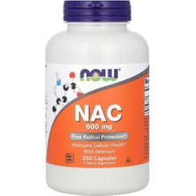 Now Foods, Nac, 600 Mg, 250 Kapsül