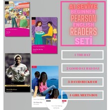 Pearson English Reader The Hat - Good Day, Bad Day - Davıd Beckham - Gırl Meets Boy (E.star - Begınner Seviye Ingilizce Hikaye Seti 4 Kitap)