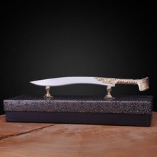 Köse Mehmet Minyatür Damascus Yatağan Kılıcı