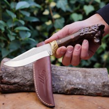 Köse Mehmet Koleksiyonluk ve Hediyelik Kuba Bıçak - N690 Çelik -  Sap Gravürlü