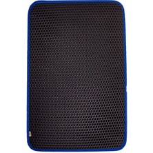 Cattie Altıgen Model Kum Toplayıcı Fonksiyonel Kedi Paspası Large Mavi 50X75 cm